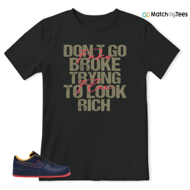 NIKE AIR FORCE 1 LOW RETRO LETTERING SNEAKER Matching Tees t-shirt