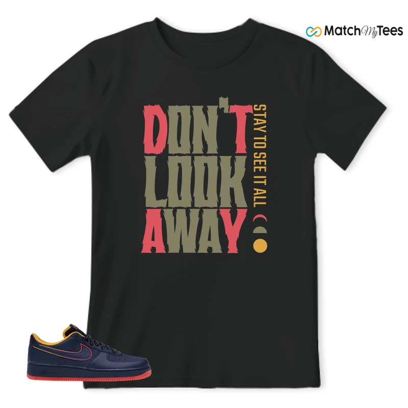 NIKE AIR FORCE 1 LOW RETRO LETTERING SNEAKER Matching Tees t-shirt
