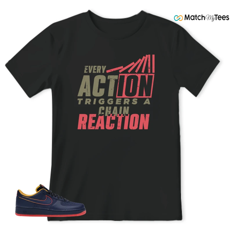 NIKE AIR FORCE 1 LOW RETRO LETTERING SNEAKER Matching Tees t-shirt