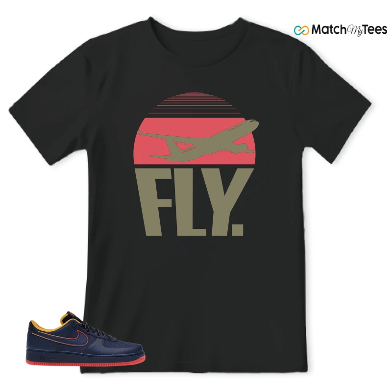 NIKE AIR FORCE 1 LOW RETRO LETTERING SNEAKER Matching Tees t-shirt