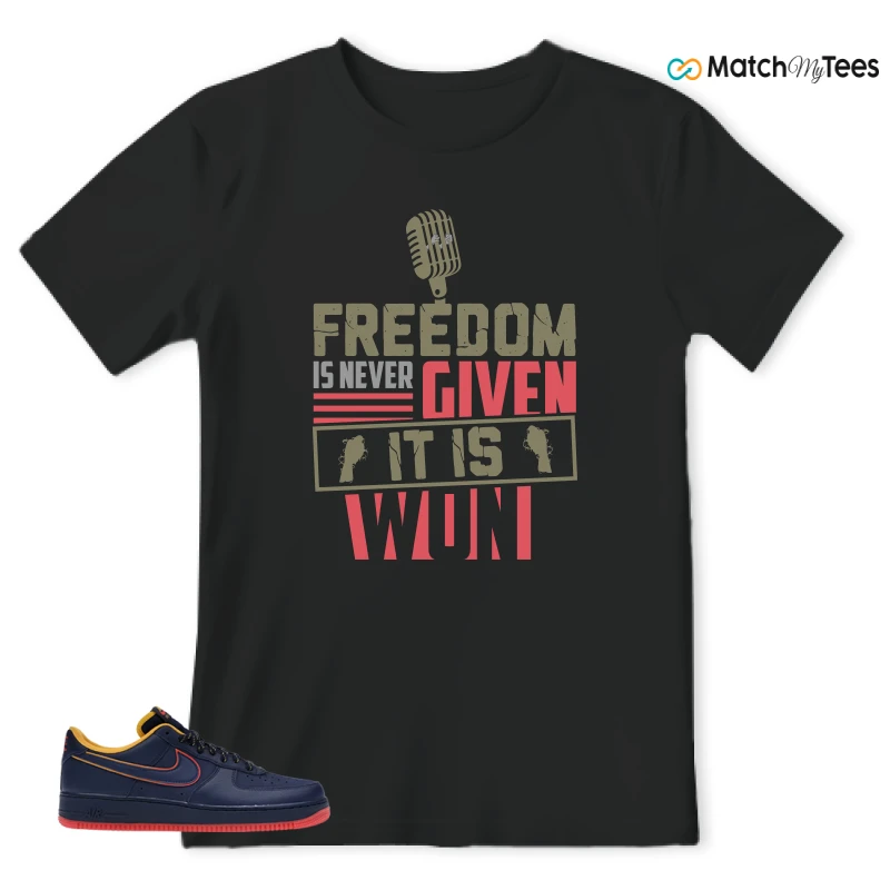 NIKE AIR FORCE 1 LOW RETRO LETTERING SNEAKER Matching Tees t-shirt