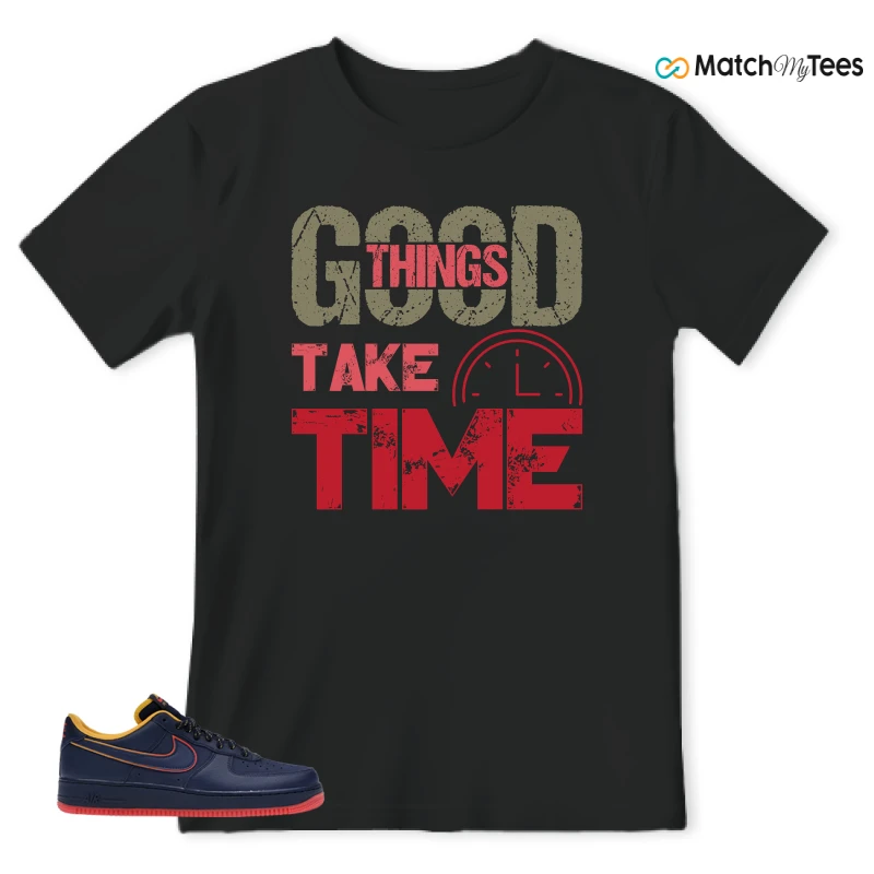 NIKE AIR FORCE 1 LOW RETRO LETTERING SNEAKER Matching Tees t-shirt
