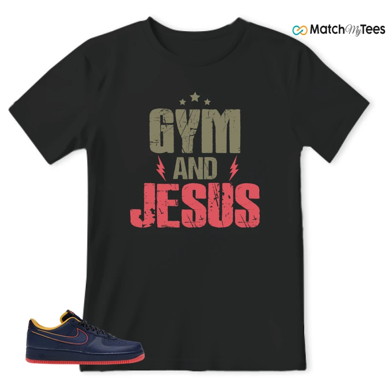 NIKE AIR FORCE 1 LOW RETRO LETTERING SNEAKER Matching Tees t-shirt