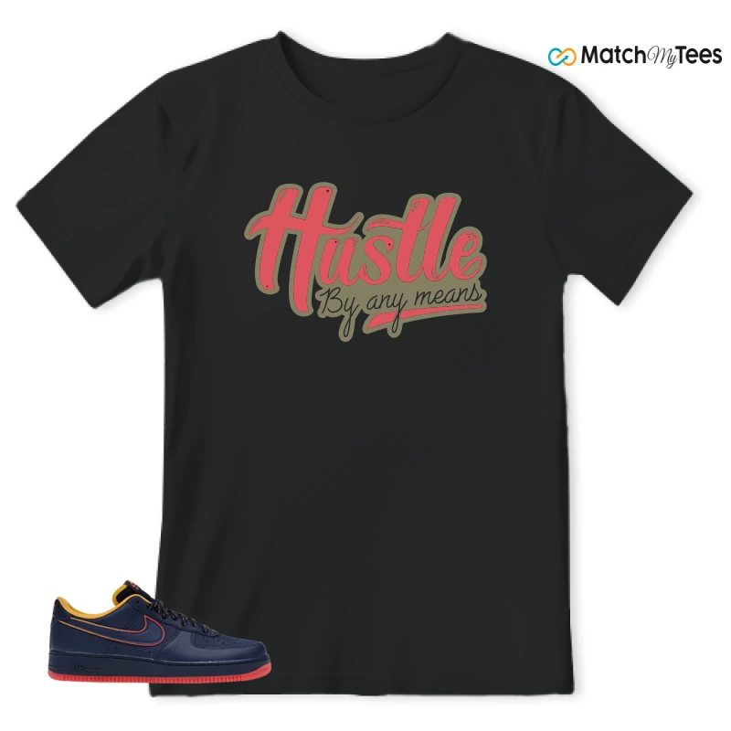 NIKE AIR FORCE 1 LOW RETRO LETTERING SNEAKER Matching Tees t-shirt