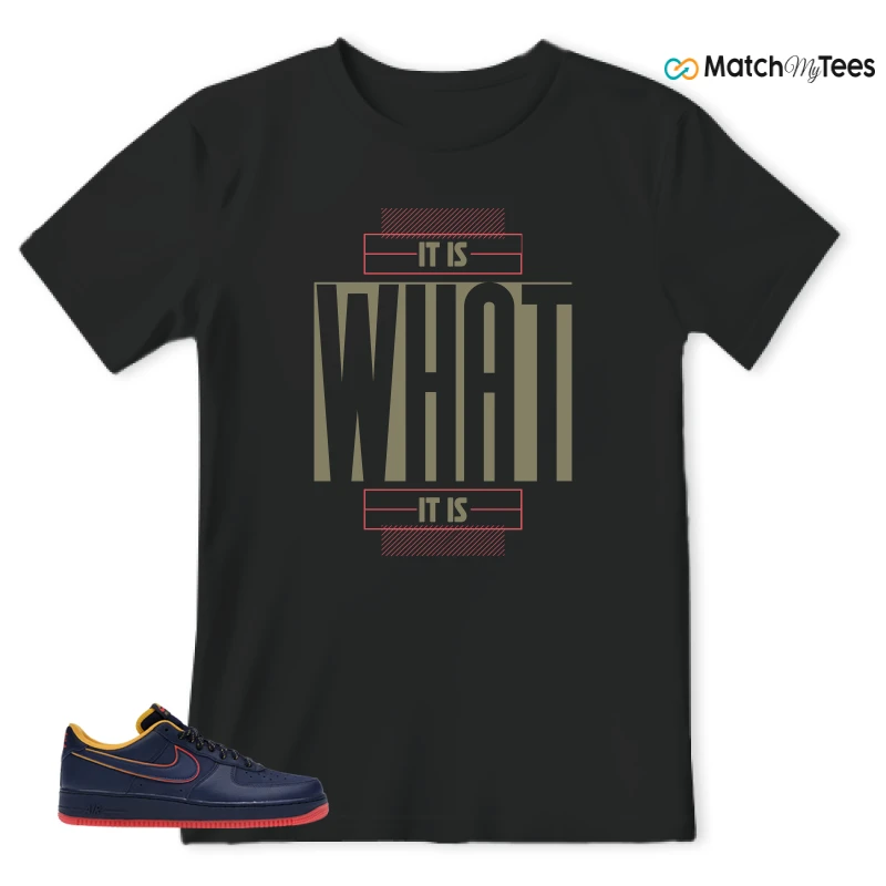 NIKE AIR FORCE 1 LOW RETRO LETTERING SNEAKER Matching Tees t-shirt