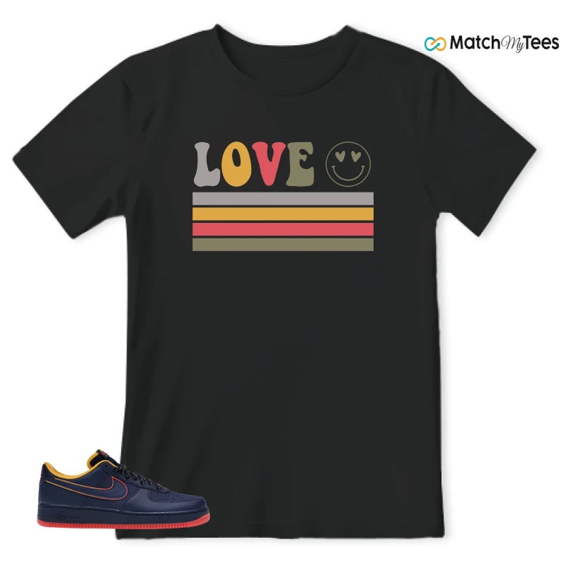 NIKE AIR FORCE 1 LOW RETRO LETTERING SNEAKER Matching Tees t-shirt