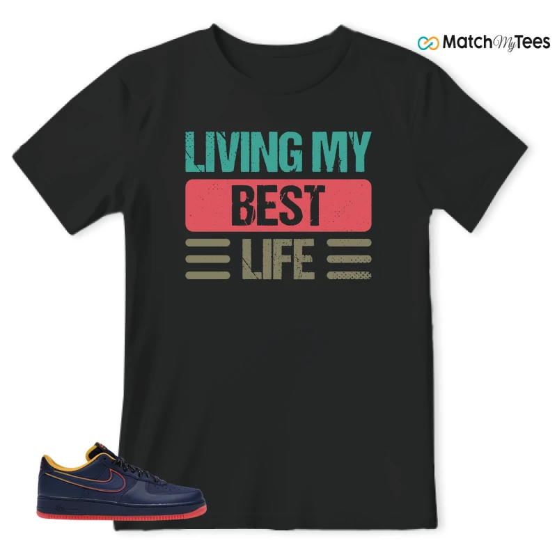 NIKE AIR FORCE 1 LOW RETRO LETTERING SNEAKER Matching Tees t-shirt