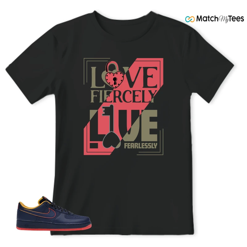 NIKE AIR FORCE 1 LOW RETRO LETTERING SNEAKER Matching Tees t-shirt