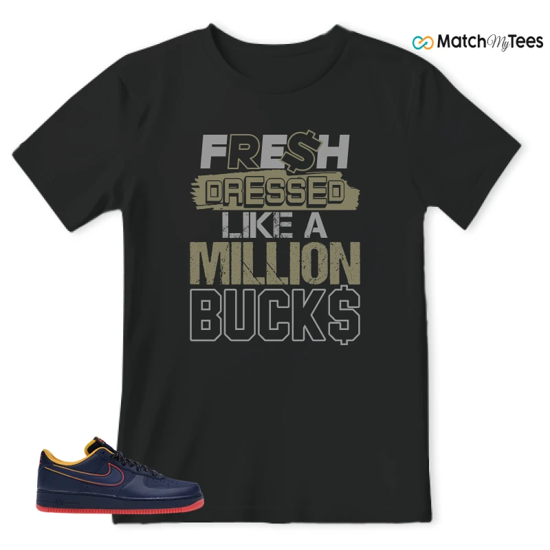 NIKE AIR FORCE 1 LOW RETRO LETTERING SNEAKER Matching Tees t-shirt