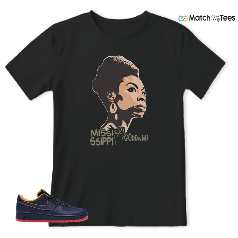 NIKE AIR FORCE 1 LOW RETRO LETTERING SNEAKER Matching Tees t-shirt