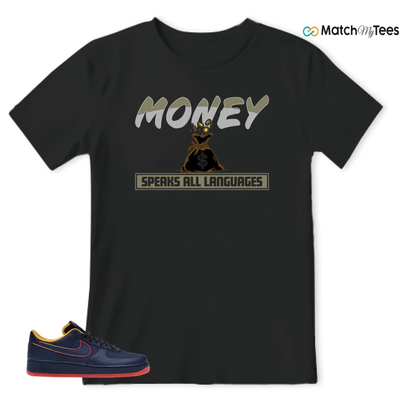 NIKE AIR FORCE 1 LOW RETRO LETTERING SNEAKER Matching Tees t-shirt