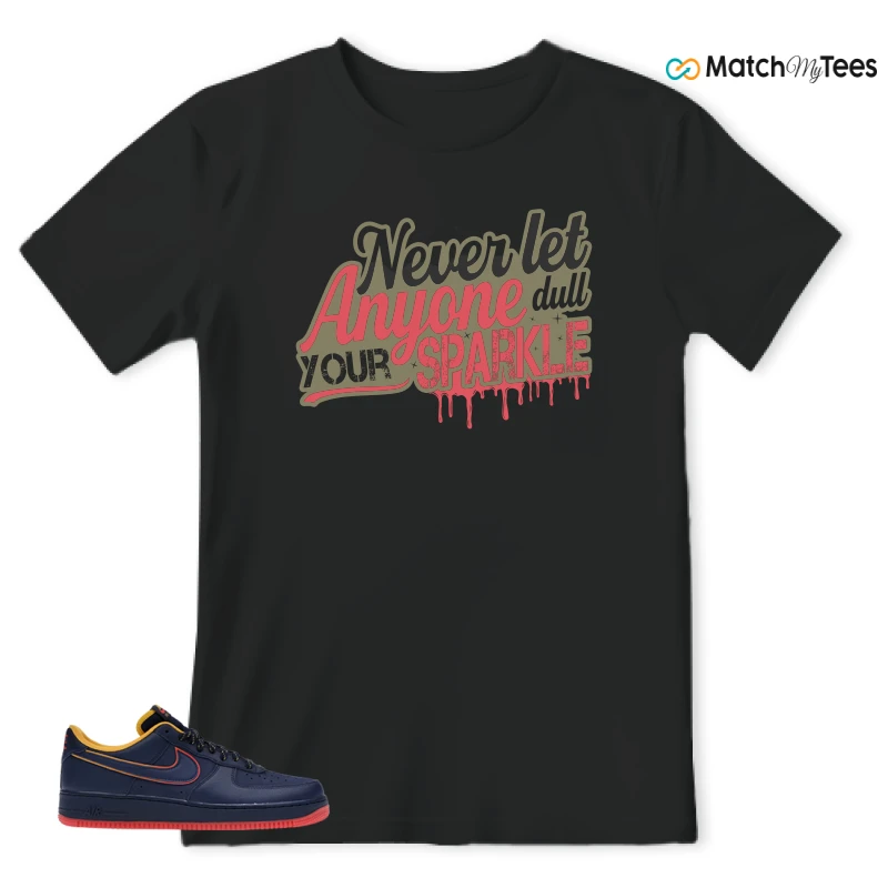 NIKE AIR FORCE 1 LOW RETRO LETTERING SNEAKER Matching Tees t-shirt
