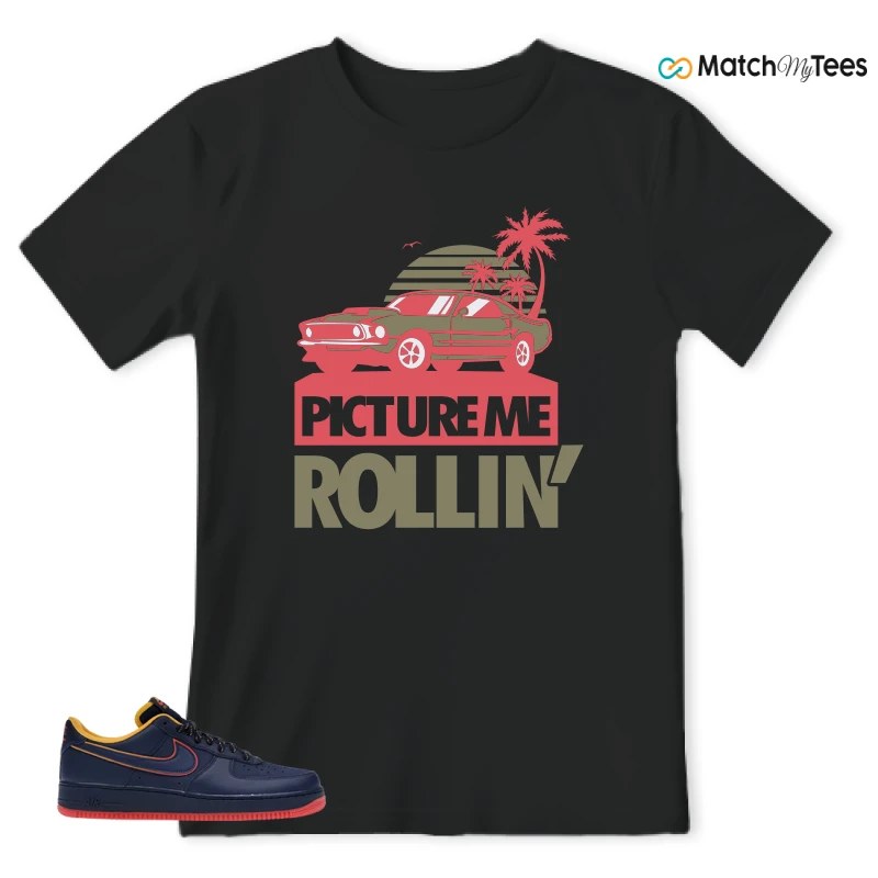NIKE AIR FORCE 1 LOW RETRO LETTERING SNEAKER Matching Tees t-shirt