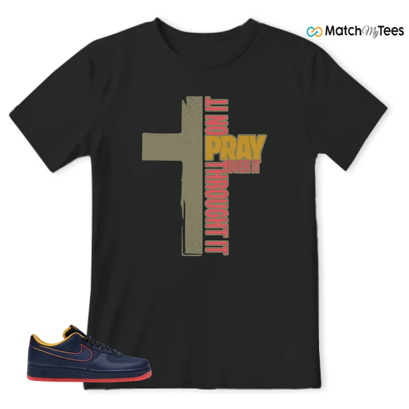 NIKE AIR FORCE 1 LOW RETRO LETTERING SNEAKER Matching Tees t-shirt