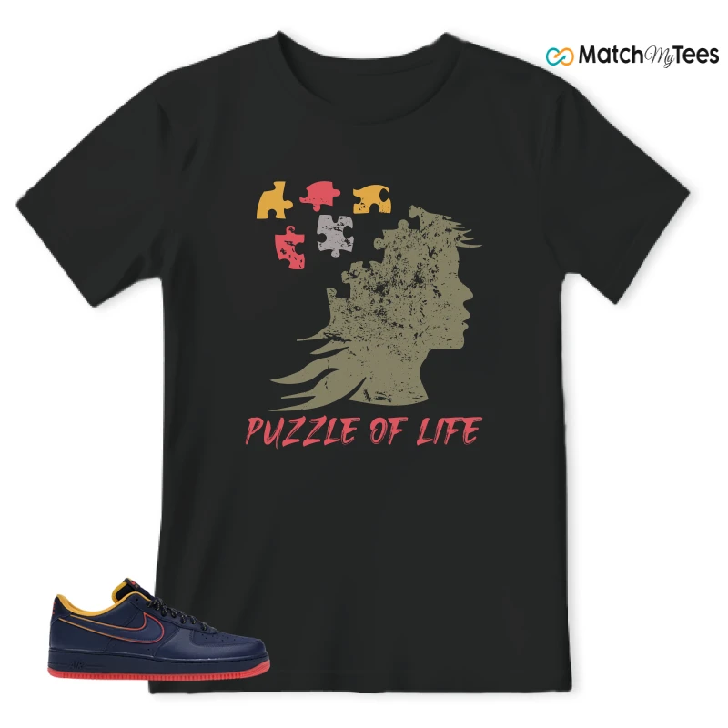 NIKE AIR FORCE 1 LOW RETRO LETTERING SNEAKER Matching Tees t-shirt