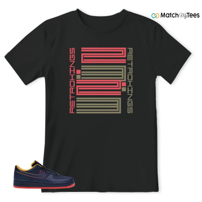 NIKE AIR FORCE 1 LOW RETRO LETTERING SNEAKER Matching Tees t-shirt