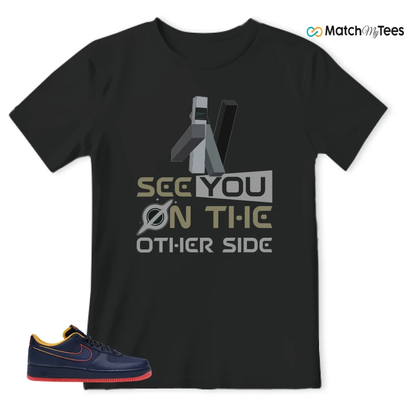 NIKE AIR FORCE 1 LOW RETRO LETTERING SNEAKER Matching Tees t-shirt