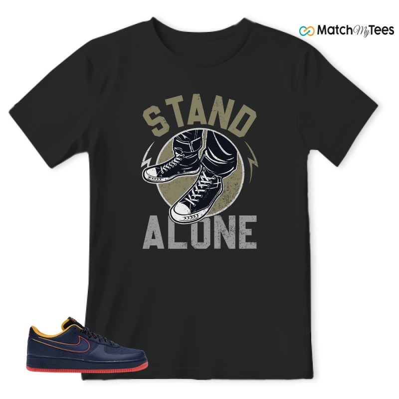 NIKE AIR FORCE 1 LOW RETRO LETTERING SNEAKER Matching Tees t-shirt