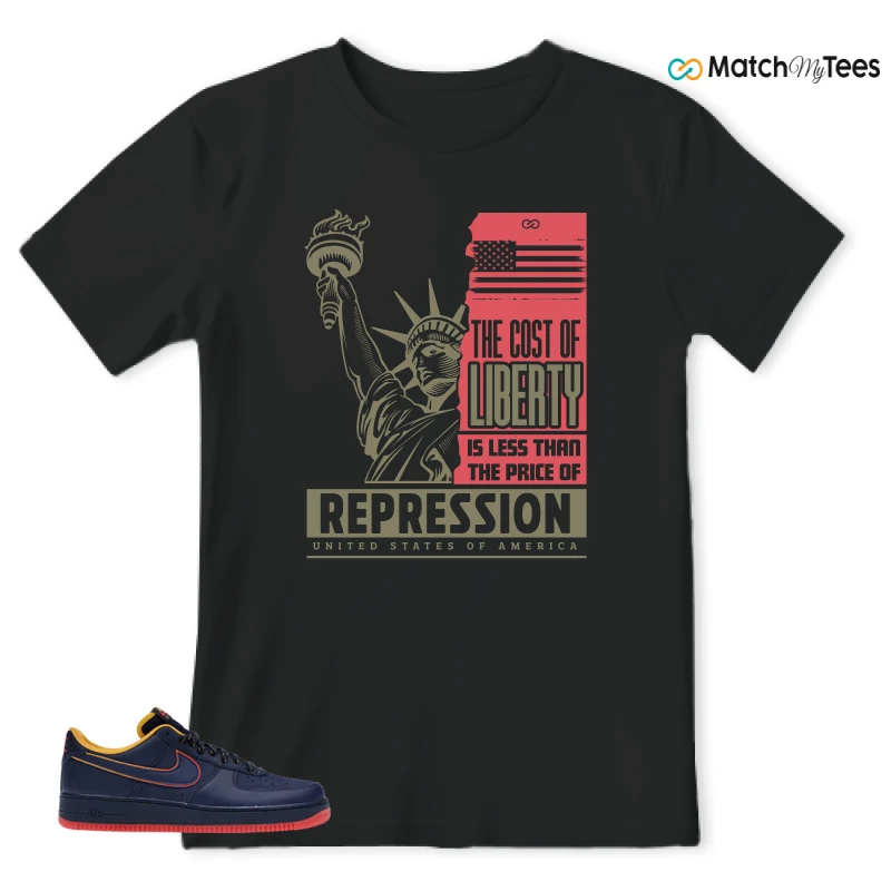NIKE AIR FORCE 1 LOW RETRO LETTERING SNEAKER Matching Tees t-shirt
