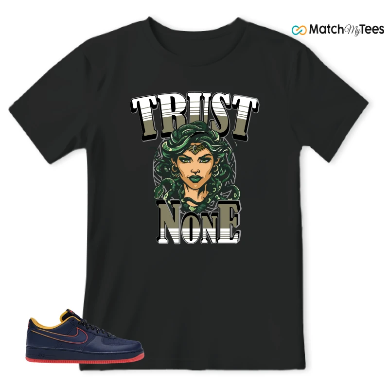 NIKE AIR FORCE 1 LOW RETRO LETTERING SNEAKER Matching Tees t-shirt
