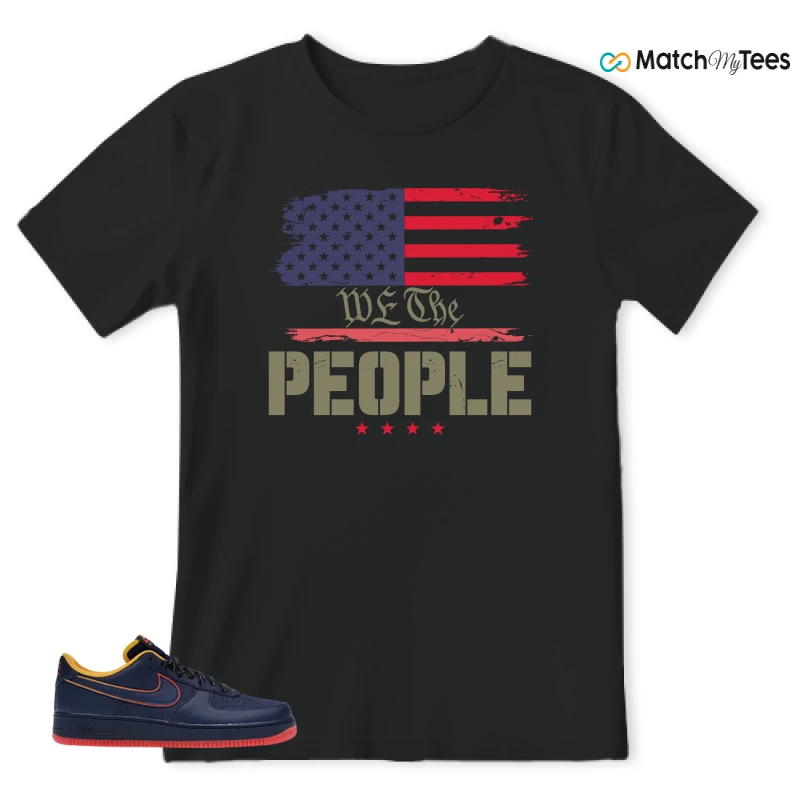NIKE AIR FORCE 1 LOW RETRO LETTERING SNEAKER Matching Tees t-shirt
