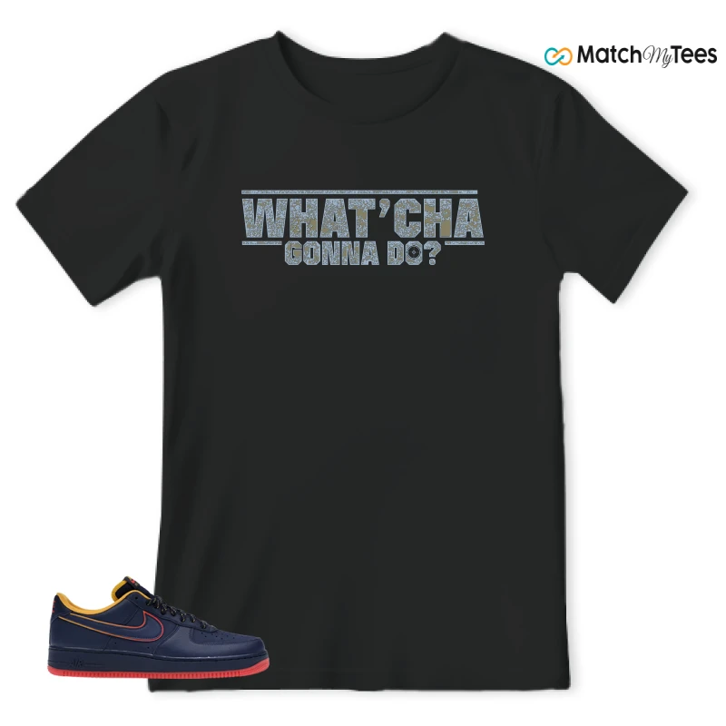 NIKE AIR FORCE 1 LOW RETRO LETTERING SNEAKER Matching Tees t-shirt
