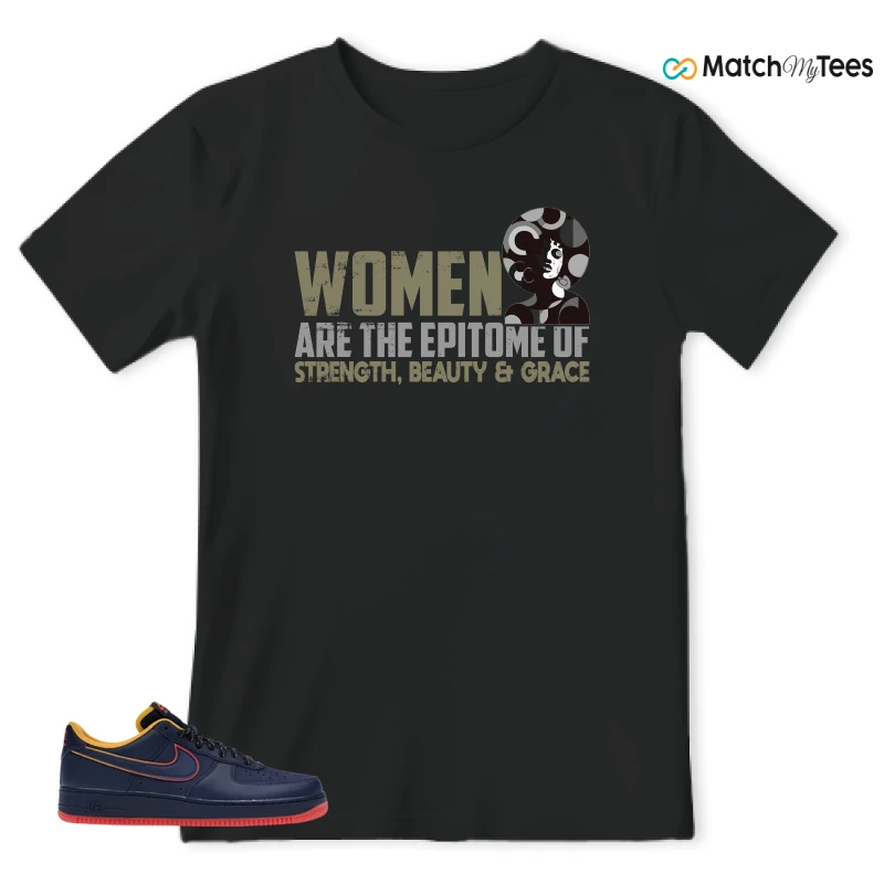 NIKE AIR FORCE 1 LOW RETRO LETTERING SNEAKER Matching Tees t-shirt