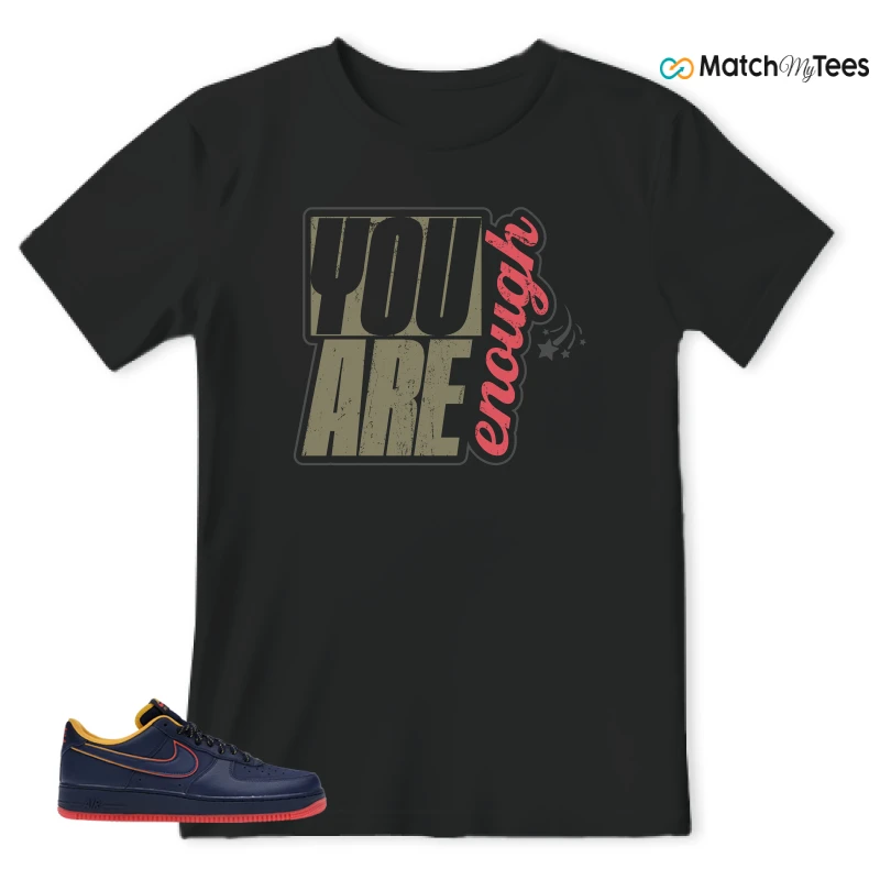 NIKE AIR FORCE 1 LOW RETRO LETTERING SNEAKER Matching Tees t-shirt