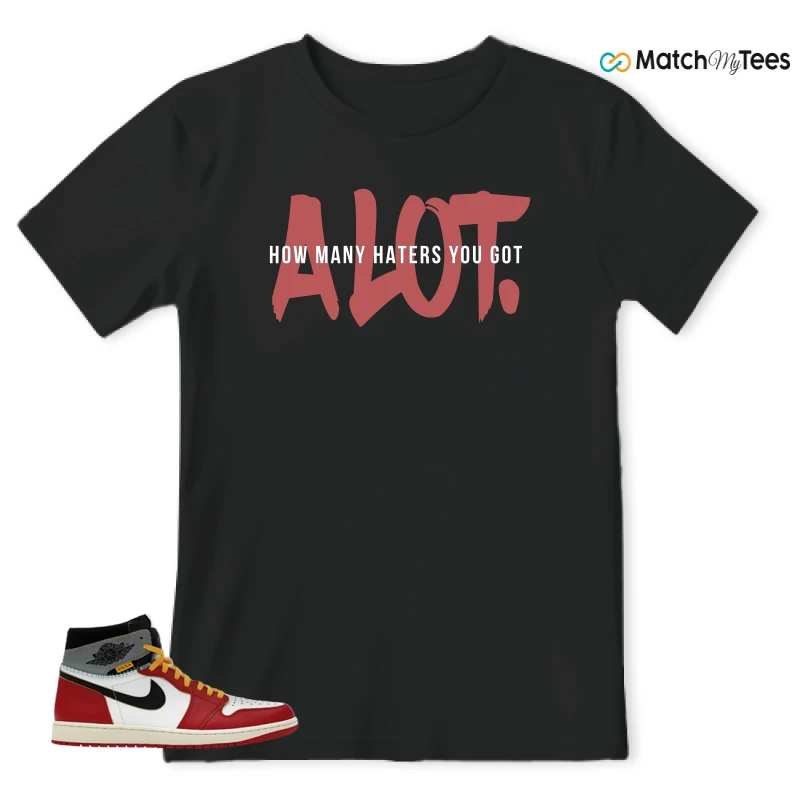 NIKE AIR JORDAN 1 HIGH X UNION LA SNEAKER Matching Tees t-shirt
