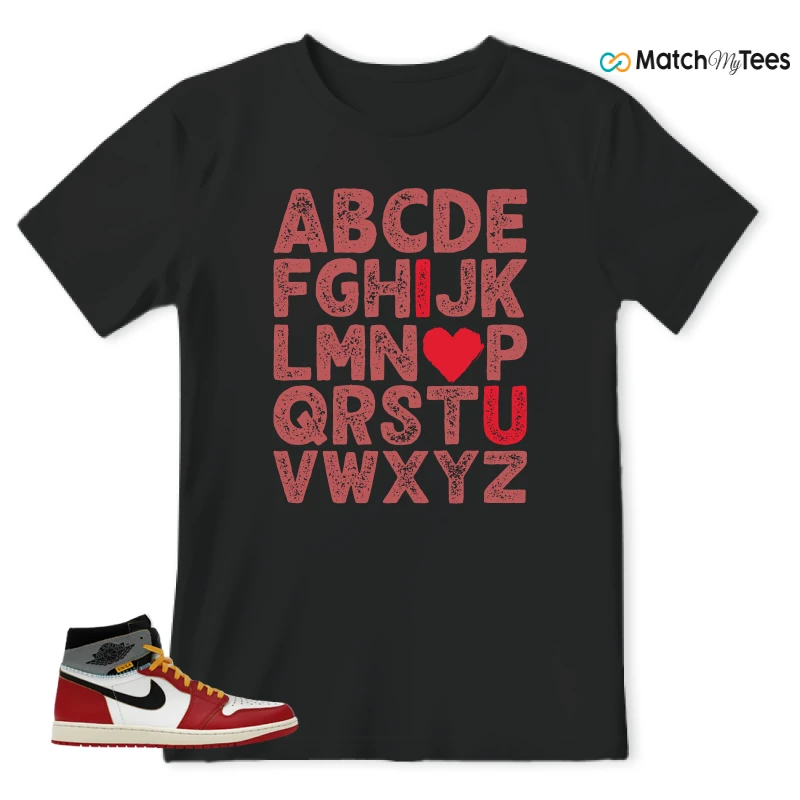 NIKE AIR JORDAN 1 HIGH X UNION LA SNEAKER Matching Tees t-shirt