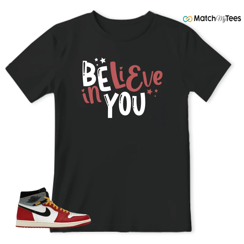 NIKE AIR JORDAN 1 HIGH X UNION LA SNEAKER Matching Tees t-shirt