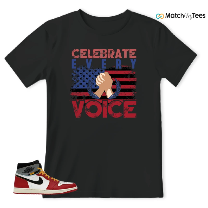 NIKE AIR JORDAN 1 HIGH X UNION LA SNEAKER Matching Tees t-shirt