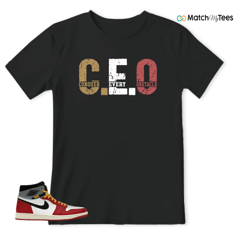 NIKE AIR JORDAN 1 HIGH X UNION LA SNEAKER Matching Tees t-shirt