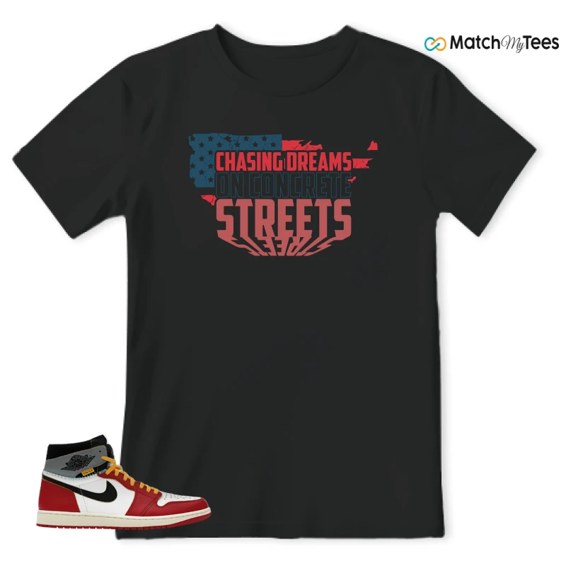 NIKE AIR JORDAN 1 HIGH X UNION LA SNEAKER Matching Tees t-shirt
