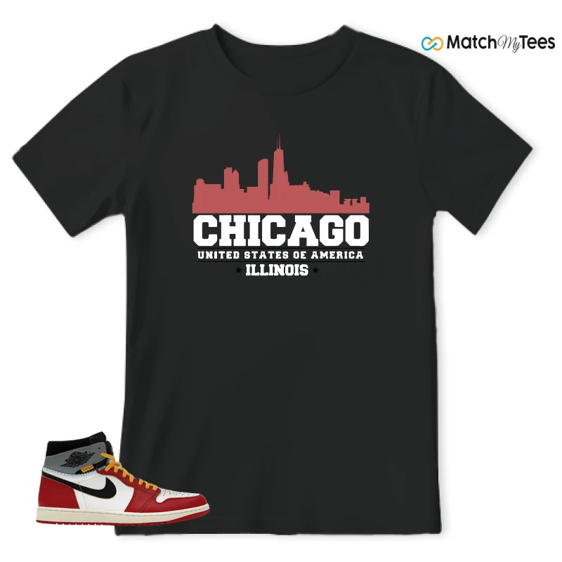 NIKE AIR JORDAN 1 HIGH X UNION LA SNEAKER Matching Tees t-shirt