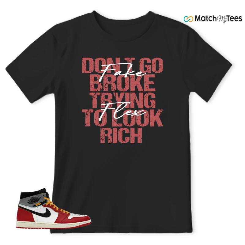 NIKE AIR JORDAN 1 HIGH X UNION LA SNEAKER Matching Tees t-shirt