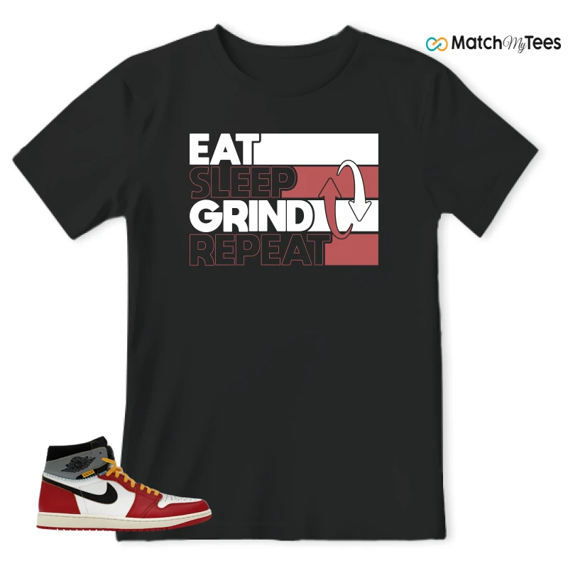NIKE AIR JORDAN 1 HIGH X UNION LA SNEAKER Matching Tees t-shirt