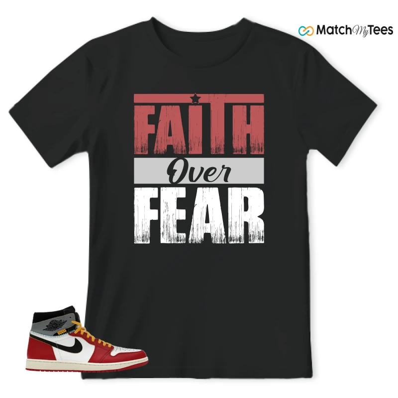 NIKE AIR JORDAN 1 HIGH X UNION LA SNEAKER Matching Tees t-shirt