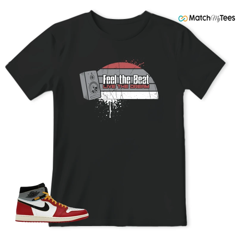 NIKE AIR JORDAN 1 HIGH X UNION LA SNEAKER Matching Tees t-shirt