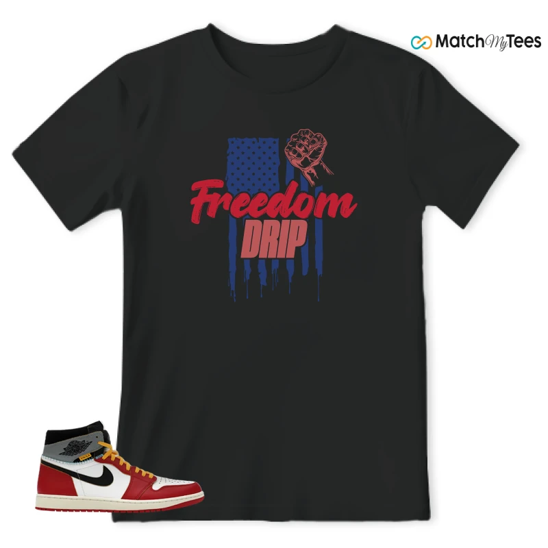 NIKE AIR JORDAN 1 HIGH X UNION LA SNEAKER Matching Tees t-shirt
