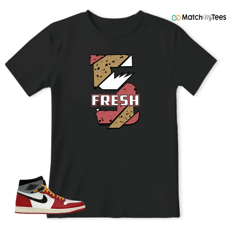 NIKE AIR JORDAN 1 HIGH X UNION LA SNEAKER Matching Tees t-shirt