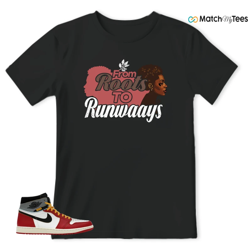 NIKE AIR JORDAN 1 HIGH X UNION LA SNEAKER Matching Tees t-shirt