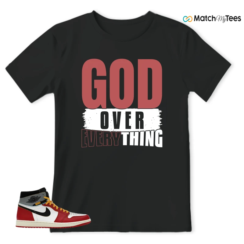 NIKE AIR JORDAN 1 HIGH X UNION LA SNEAKER Matching Tees t-shirt