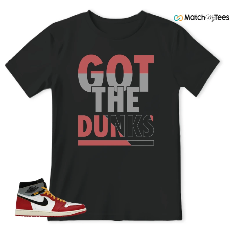 NIKE AIR JORDAN 1 HIGH X UNION LA SNEAKER Matching Tees t-shirt