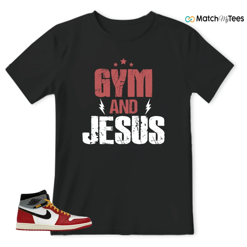 NIKE AIR JORDAN 1 HIGH X UNION LA SNEAKER Matching Tees t-shirt