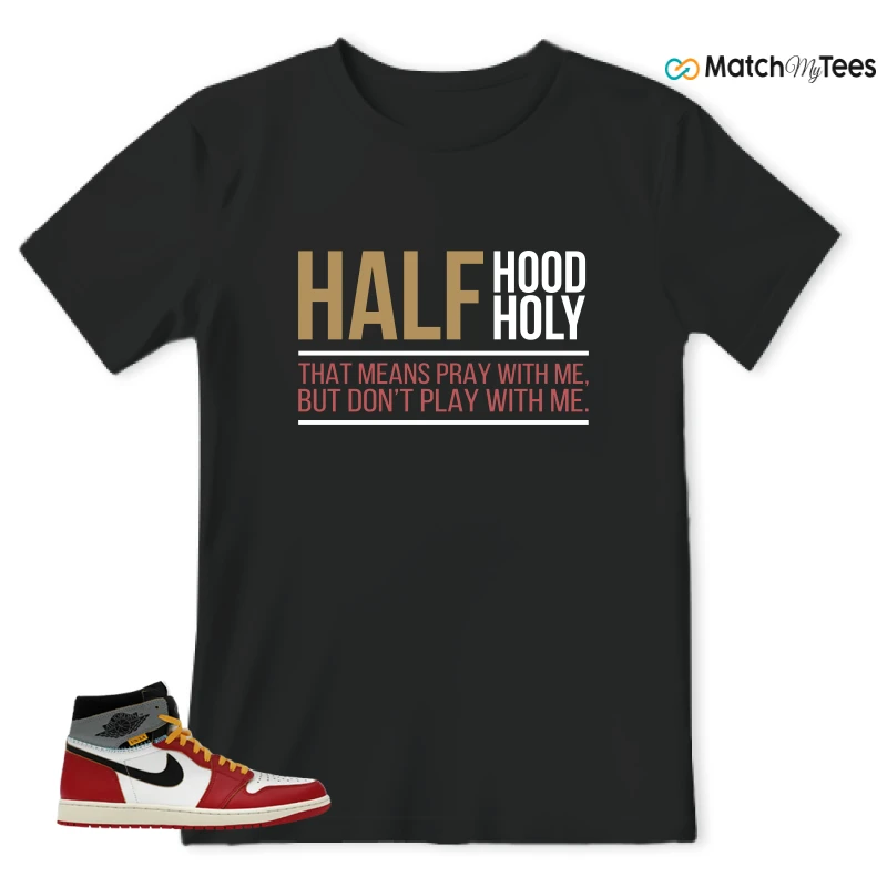 NIKE AIR JORDAN 1 HIGH X UNION LA SNEAKER Matching Tees t-shirt