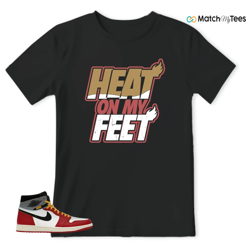 NIKE AIR JORDAN 1 HIGH X UNION LA SNEAKER Matching Tees t-shirt