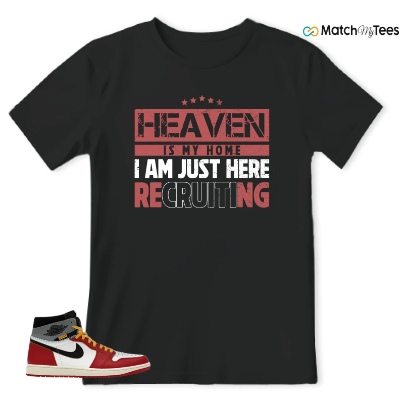 NIKE AIR JORDAN 1 HIGH X UNION LA SNEAKER Matching Tees t-shirt