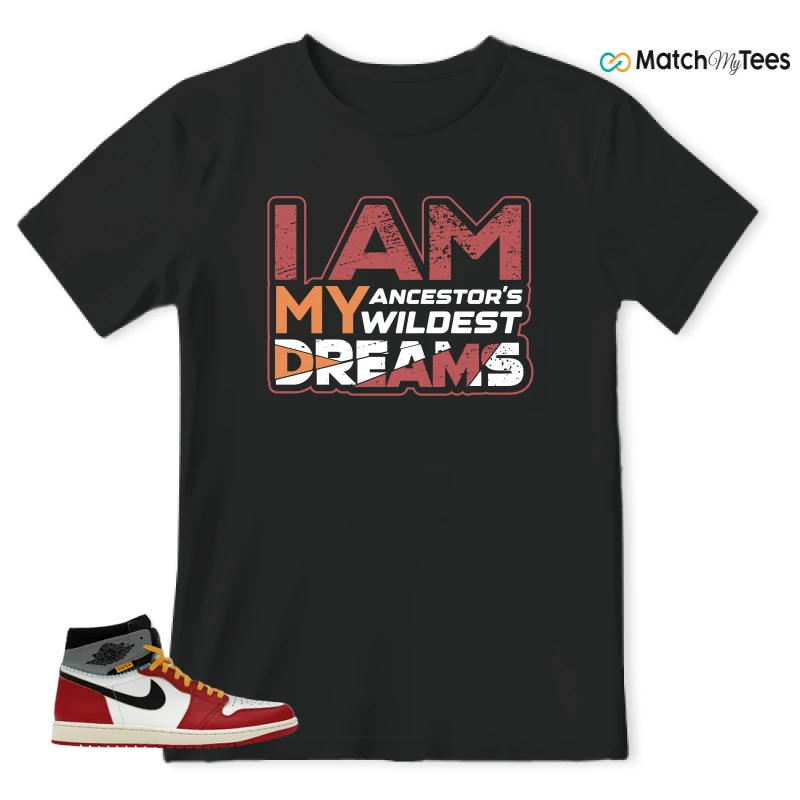NIKE AIR JORDAN 1 HIGH X UNION LA SNEAKER Matching Tees t-shirt