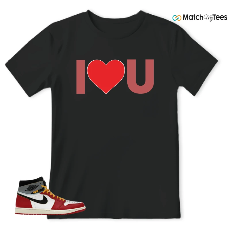 NIKE AIR JORDAN 1 HIGH X UNION LA SNEAKER Matching Tees t-shirt